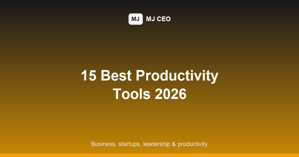 productivity tools featured image