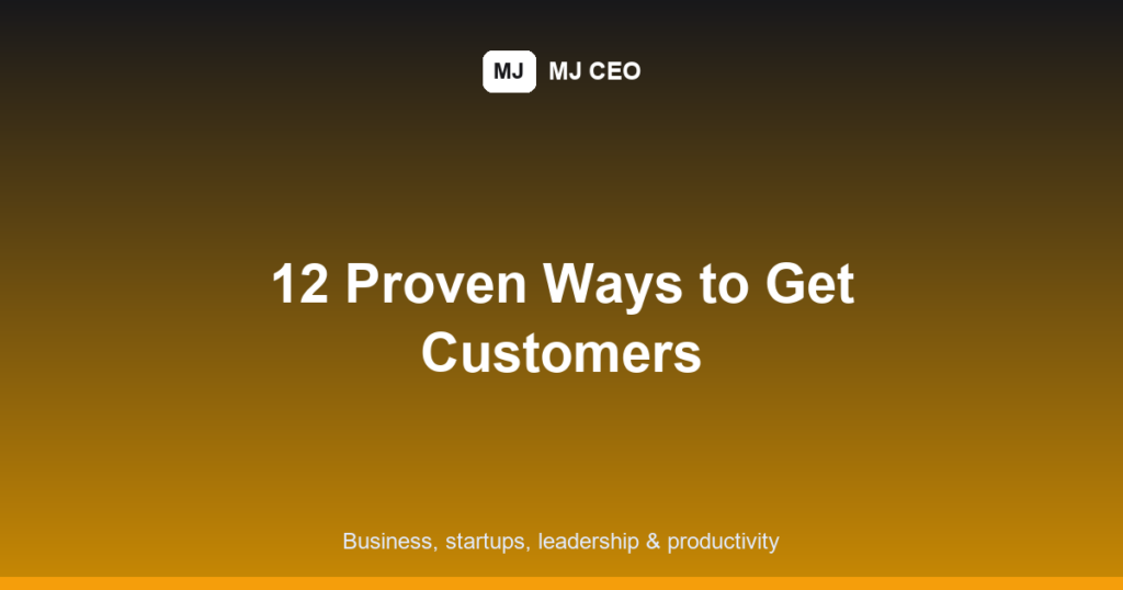 how to get customers featured image