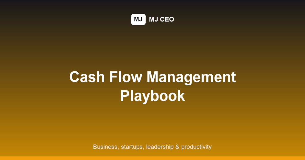 small business cash flow management featured image
